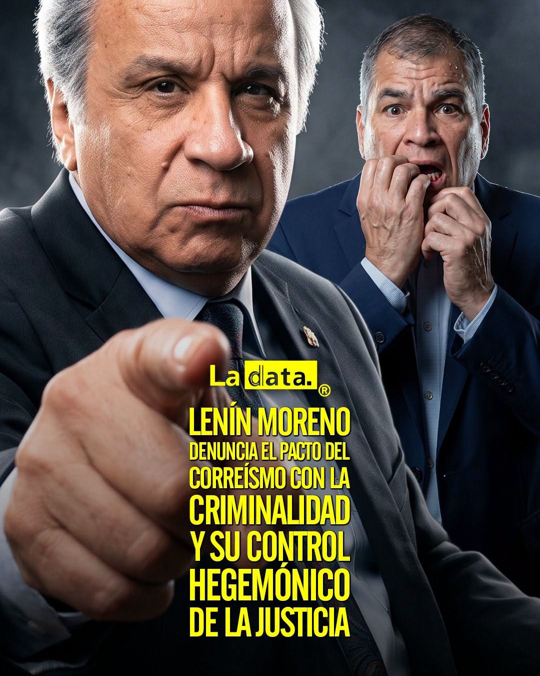 @ladataec 👈 ‎ ‎#ladata #TendenciaPolítica #LenínMoreno #CasoSinohydro
