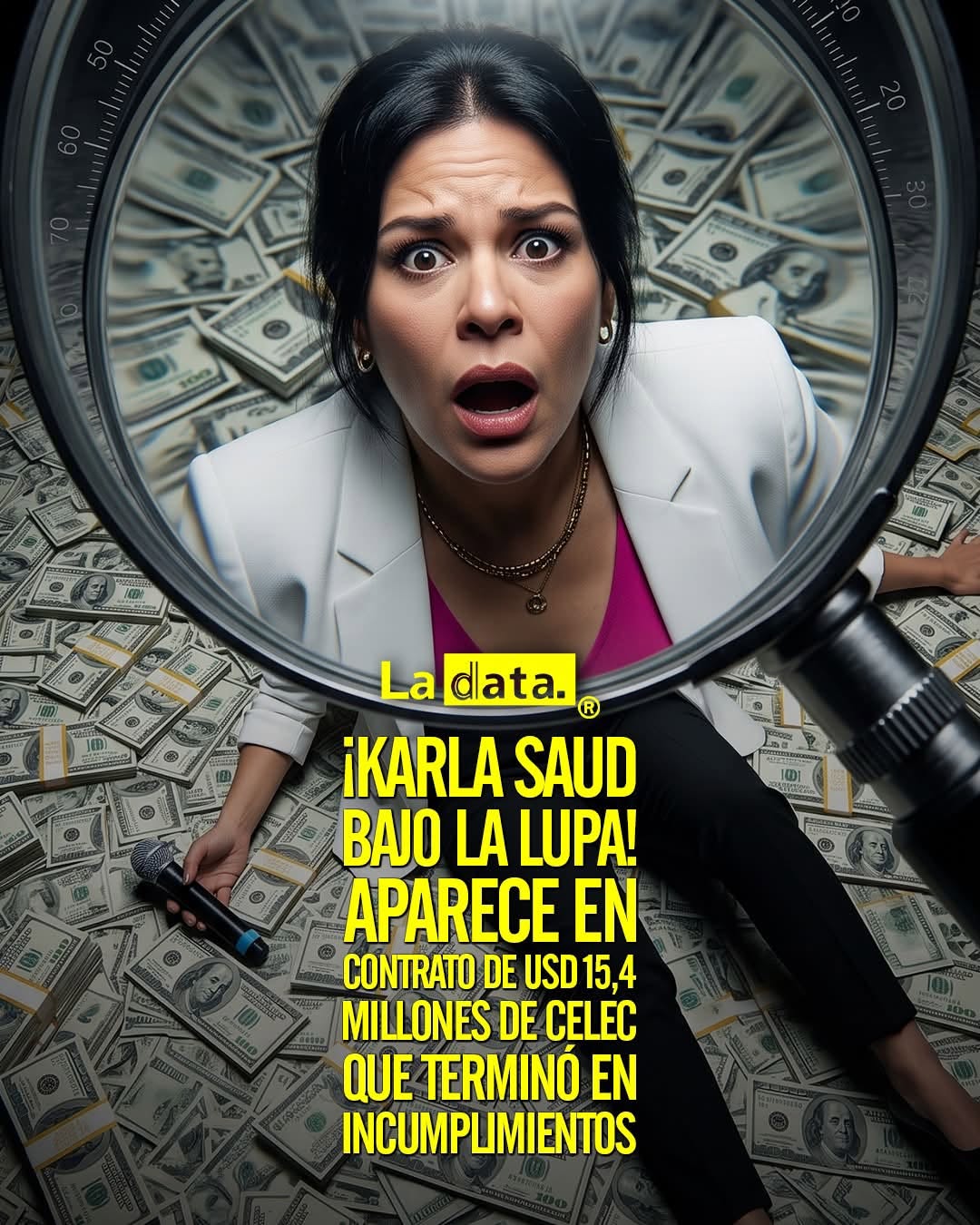 @ladataec👈 #LaData #TendenciaPolitica #KarlaSaud #Celec #CasoNudos