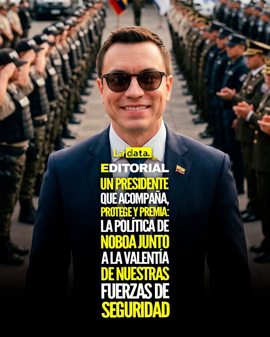 @ladataec 👈 ‎ ‎#ladata #TendenciaPolítica #DanielNoboa #Seguridad