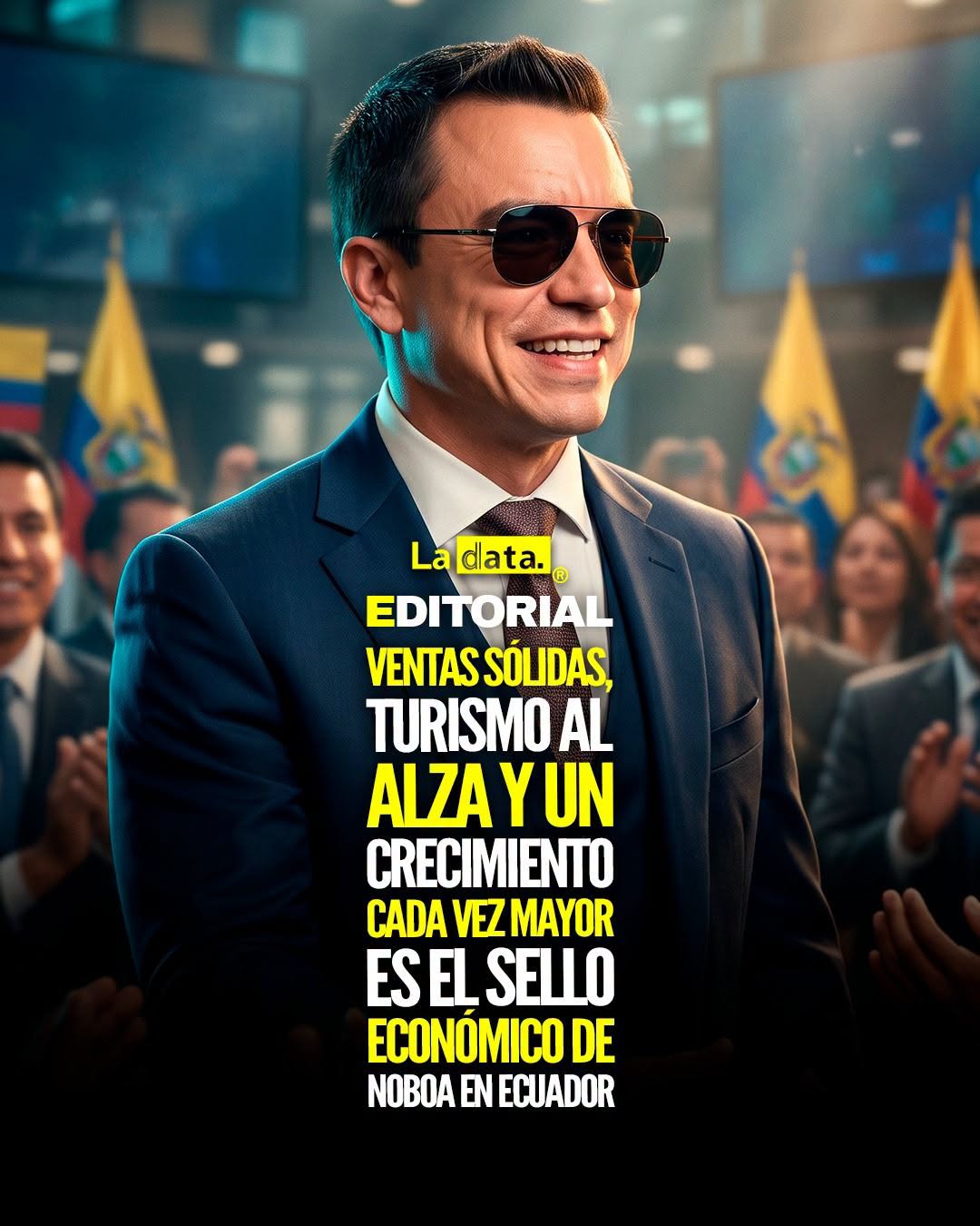@ladataec 👈 ‎ ‎#ladata #TendenciaPolítica #DanielNoboa #Turismo