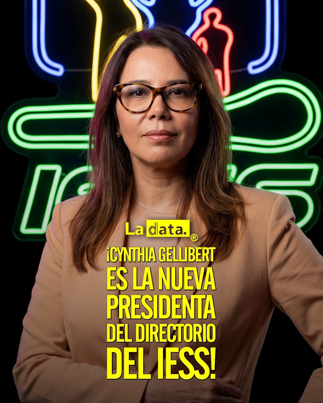 @ladataec👈 #LaData #TendenciaPolitica #CynthiaGellibert #IESS #DanielNoboa