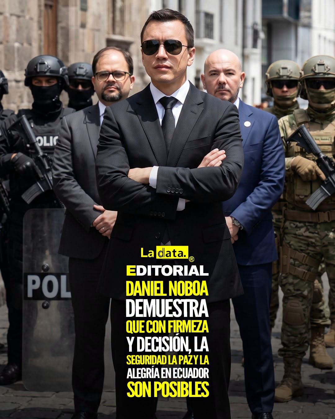 @ladataec 👈 ‎ ‎#ladata #TendenciaPolítica #GobiernoNacional #Seguridad