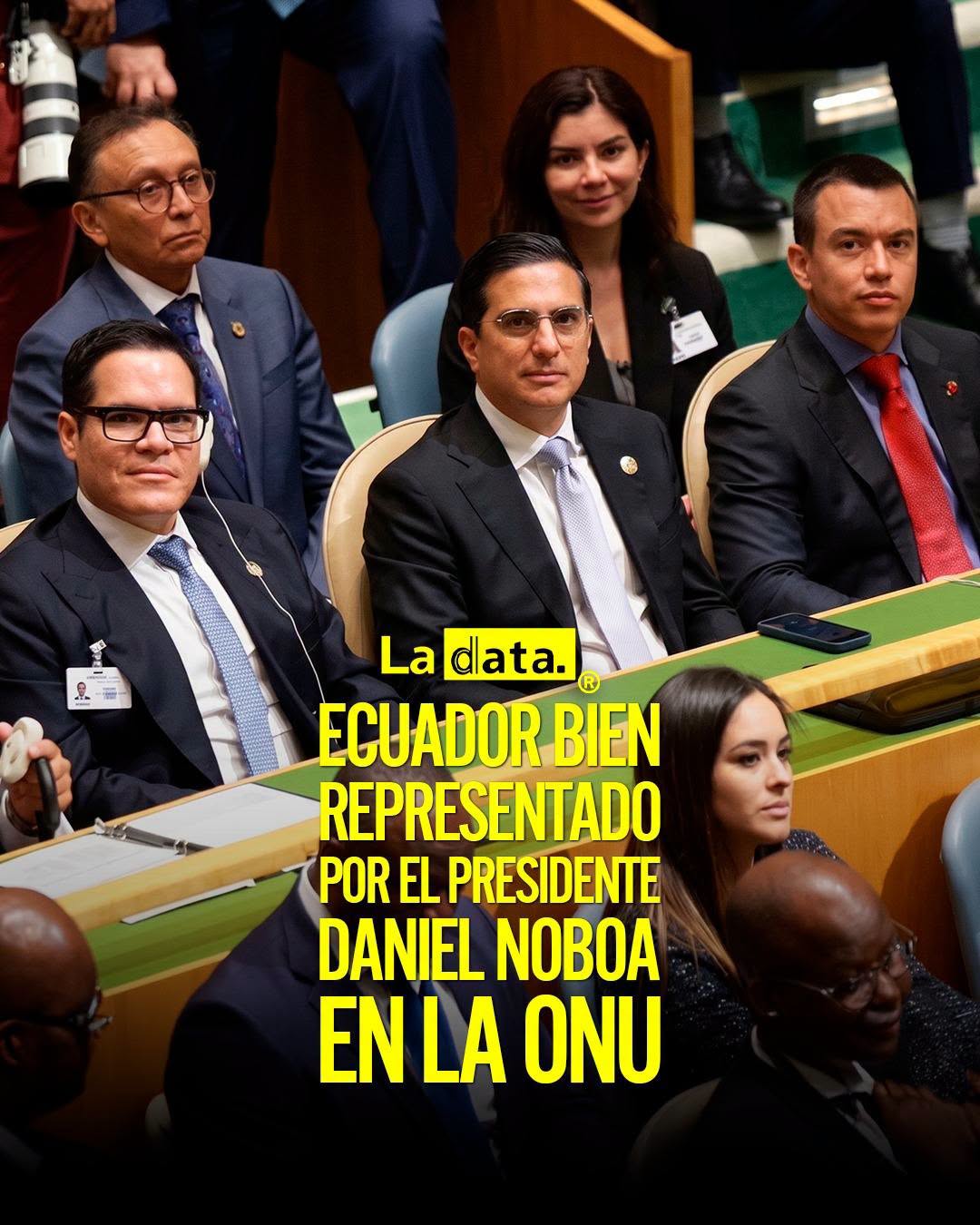@ladataec 👈 #ladataec #tendenciapolitica #danielnoboa #onu