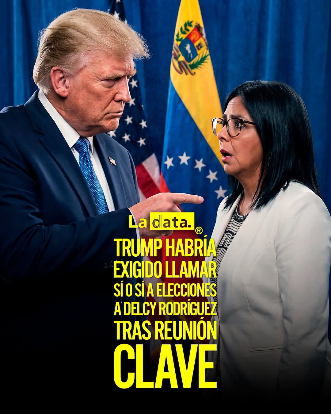 @ladataec 👈 ‎#ladata #TendenciaPolítica #DonaldTrump #DelcyRodríguez