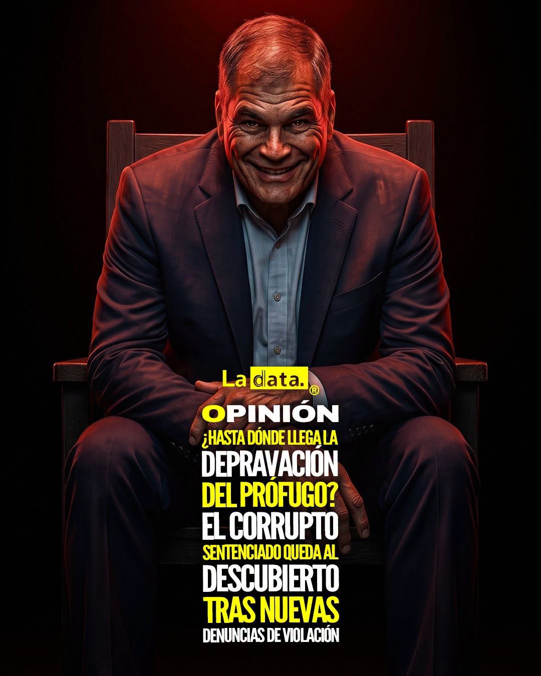 @ladataec 👈 ‎ ‎#ladata #TendenciaPolítica #RafaelCorrea #Prófugo