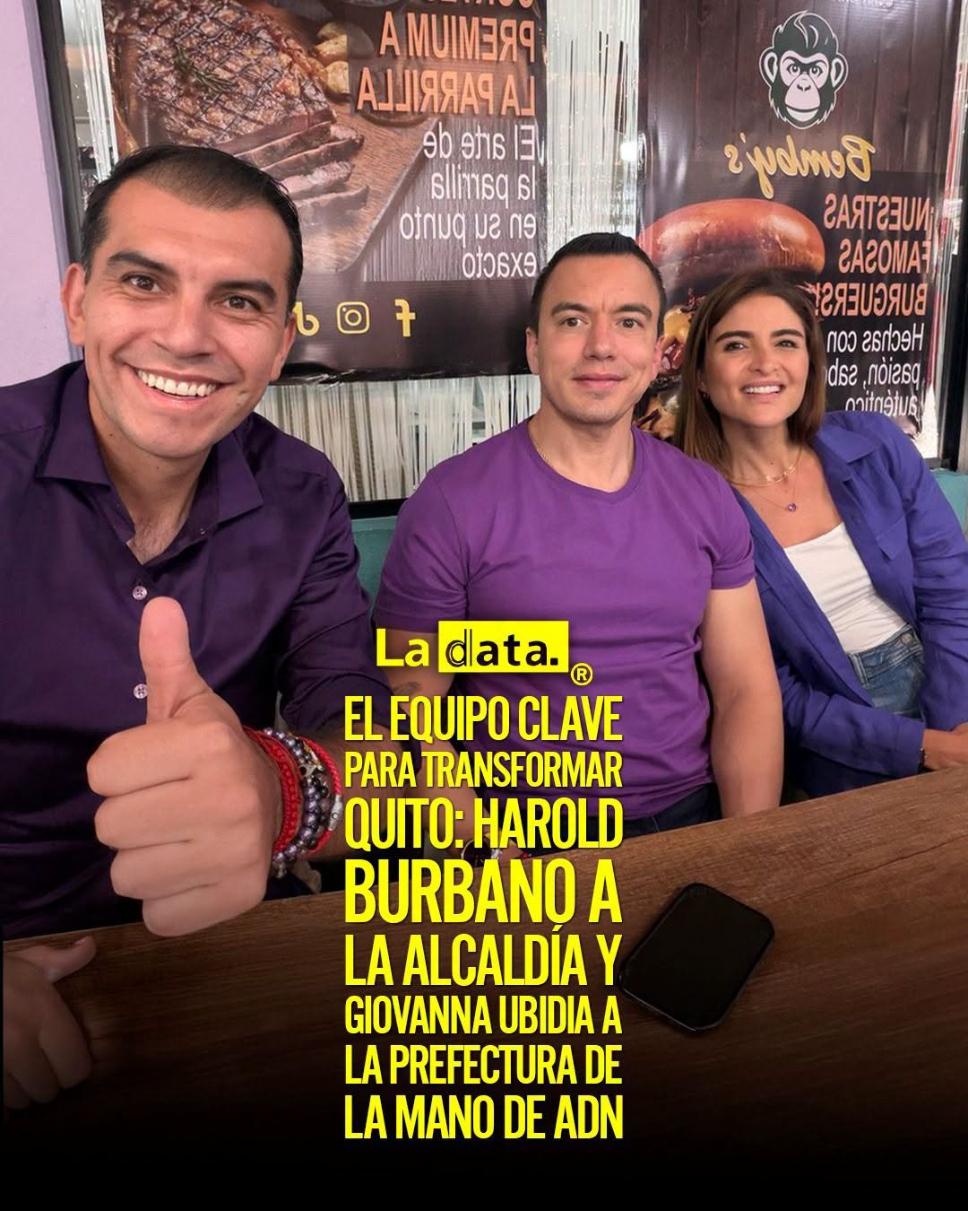 @ladataec 👈 #ladataec #tendenciapolitica #burbano #Quito