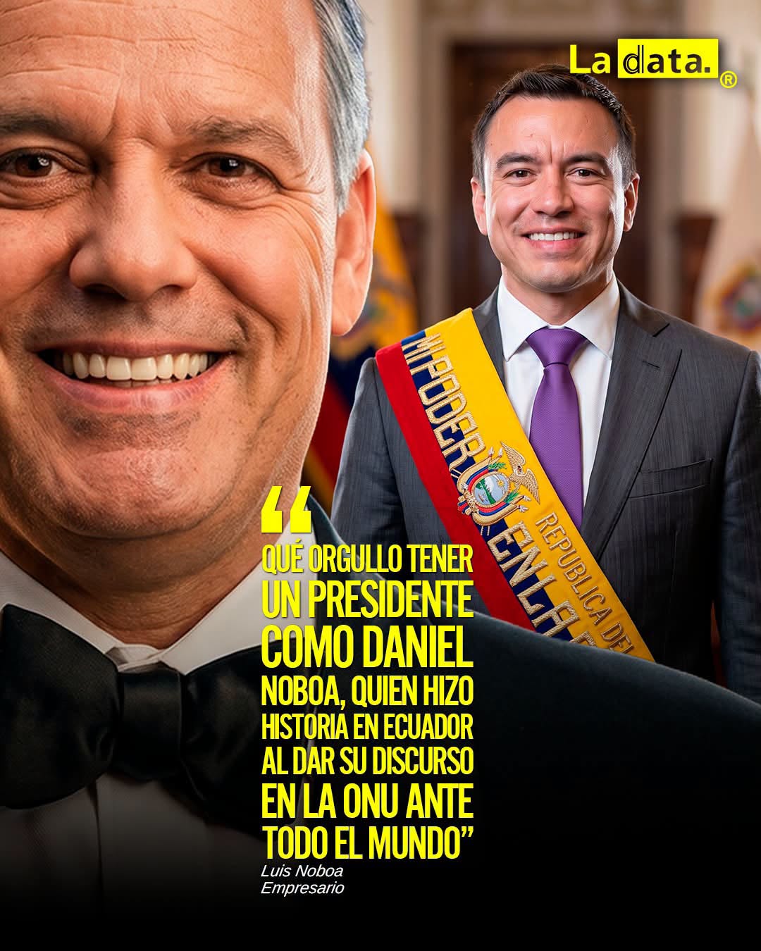 @ladataec👈 #LaData #TendenciaPolitica #LuisNoboa #DanielNoboa #CrimenOrganizado