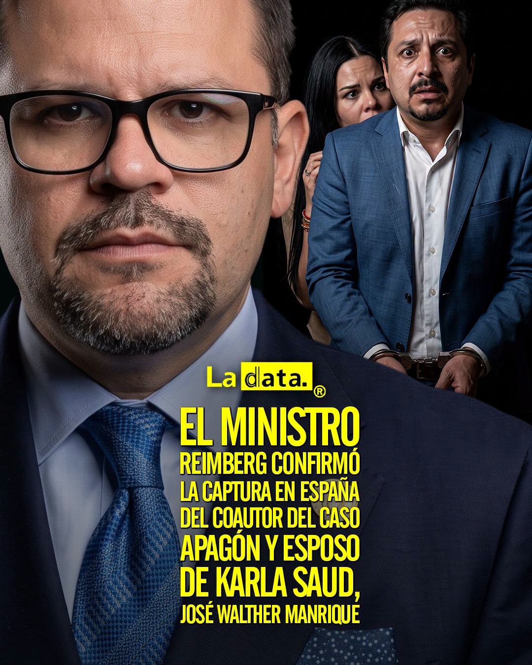 @ladataec 👈 ‎ ‎#ladata #TendenciaPolítica #MinistroReimberg #Seguridad
