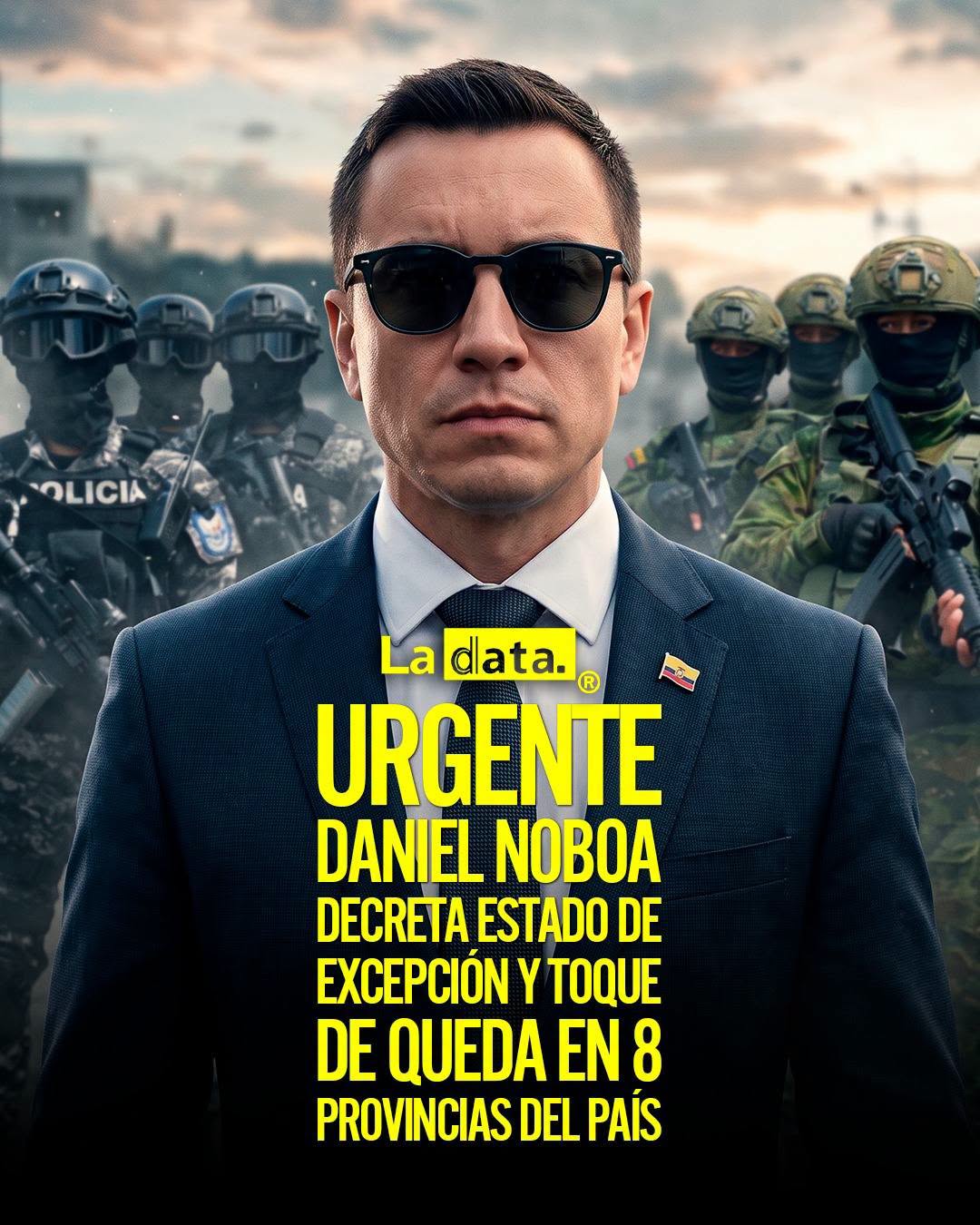 @ladataec #LaData #TendenciaPolitica #DanielNoboa #ToqueDeQueda