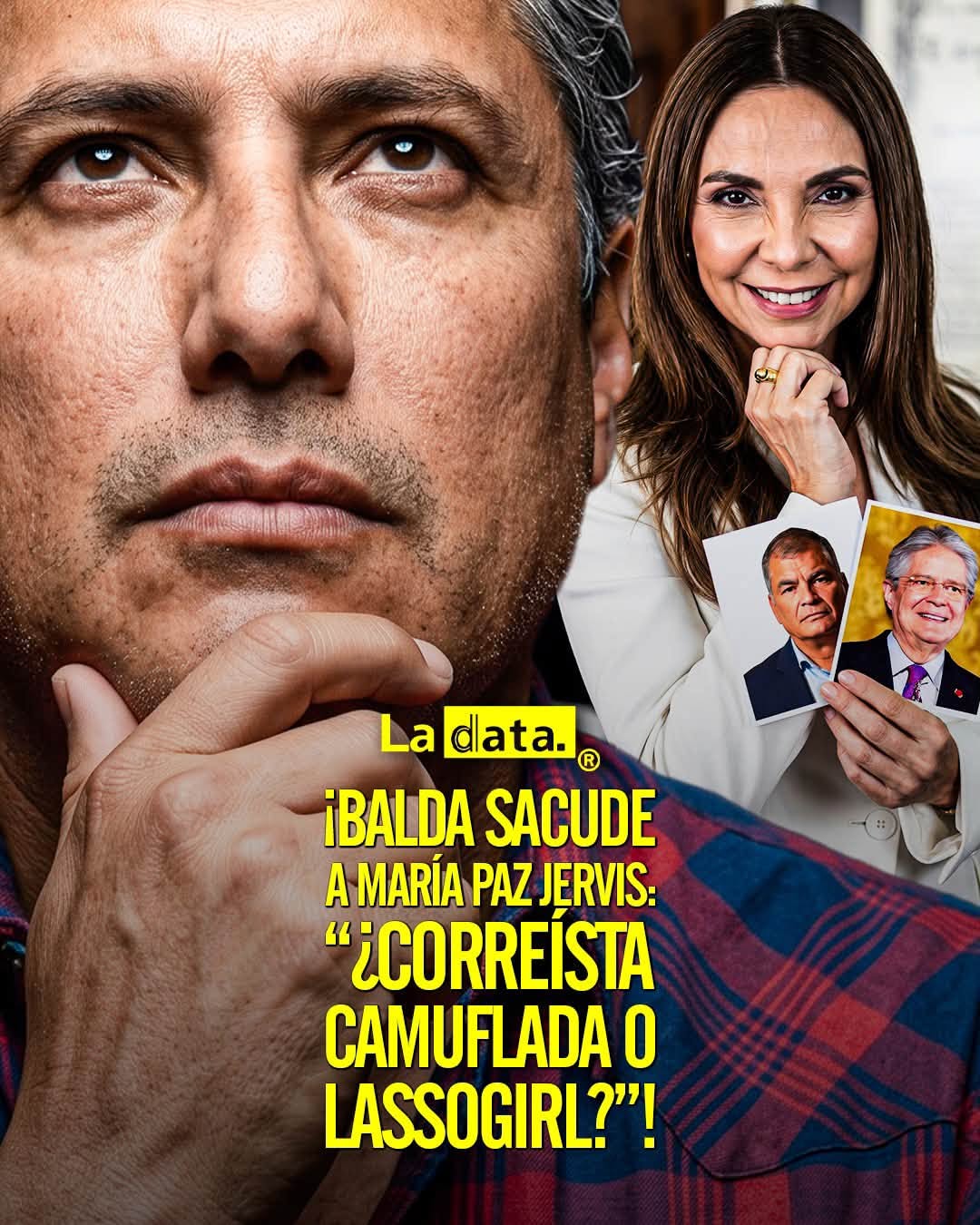 @ladataec👈 #ladata #TendenciaPolítica  #MaríaPazJervis #FernandoBalda