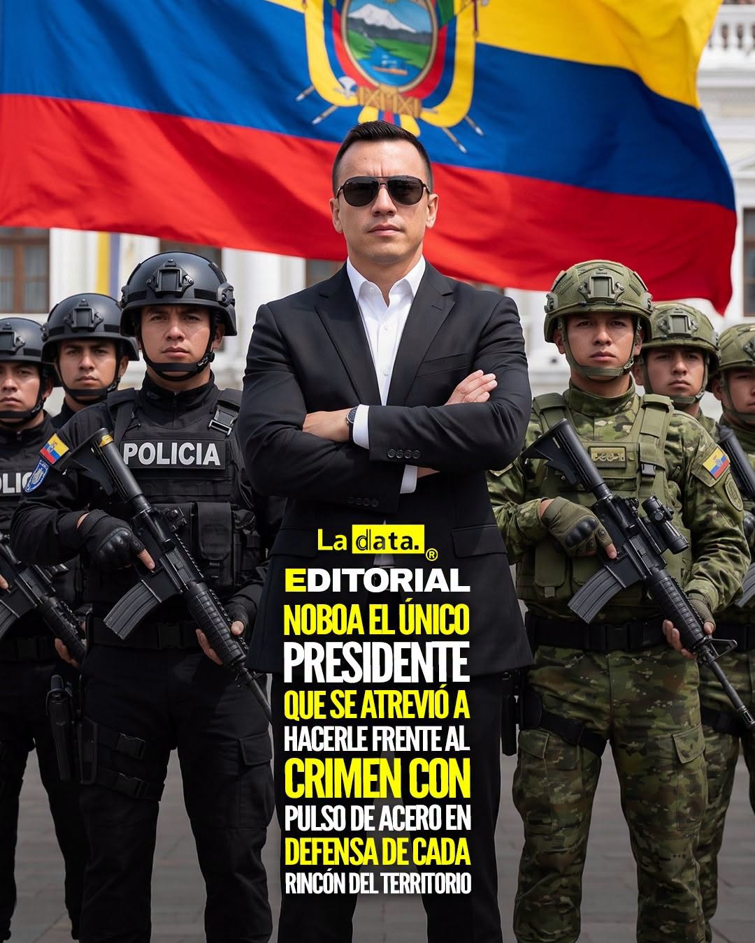 @ladataec 👈 ‎ ‎#ladata #TendenciaPolítica #DanielNoboa #Ecuador