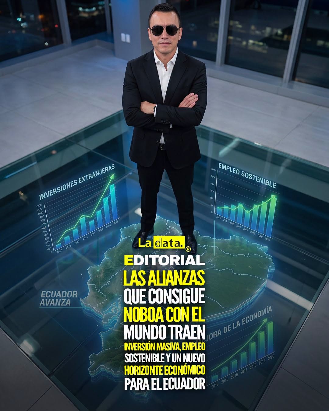 @ladataec 👈 ‎ ‎#ladata #TendenciaPolítica #DanielNoboa #Ecuador