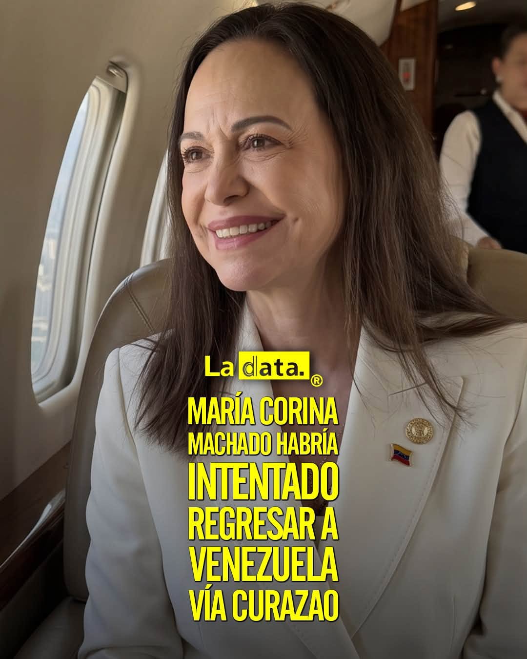 @ladataec👈 #LaData #TendenciaPolitica #MariaCorinaMachado #Venezuela