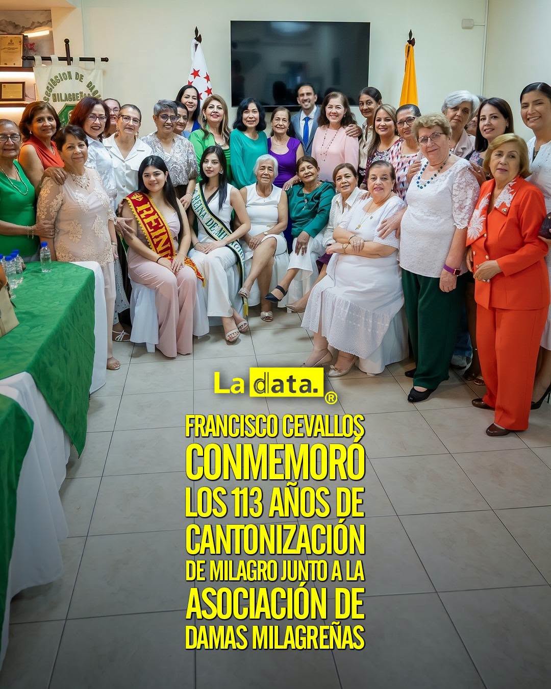 @ladataec 👈 ‎ ‎#ladata #TendenciaPolítica #Milagro #FranciscoCevallos