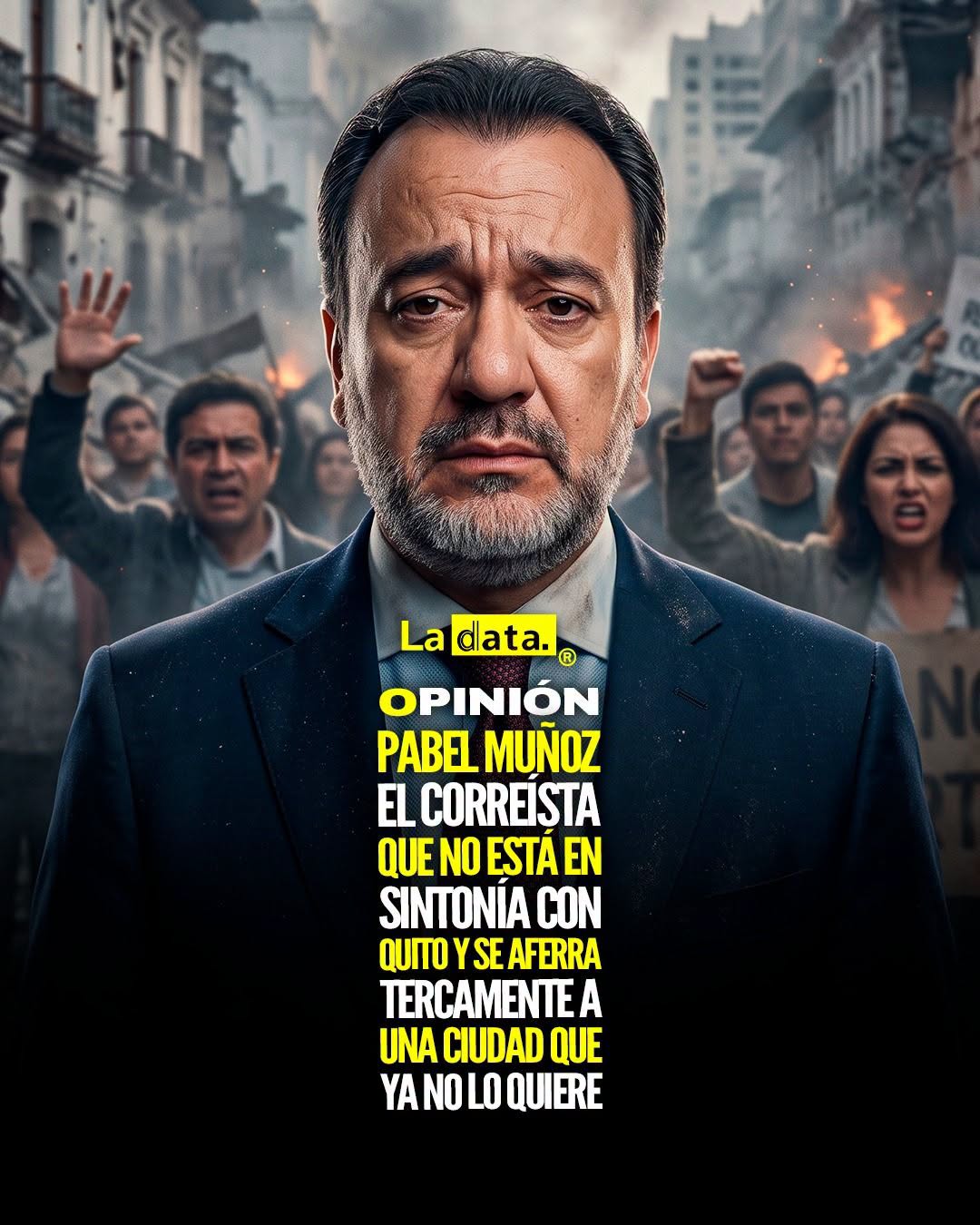 @ladataec👈 ‎ ‎#ladata #TendenciaPolítica #PabelMuñoz #Quito