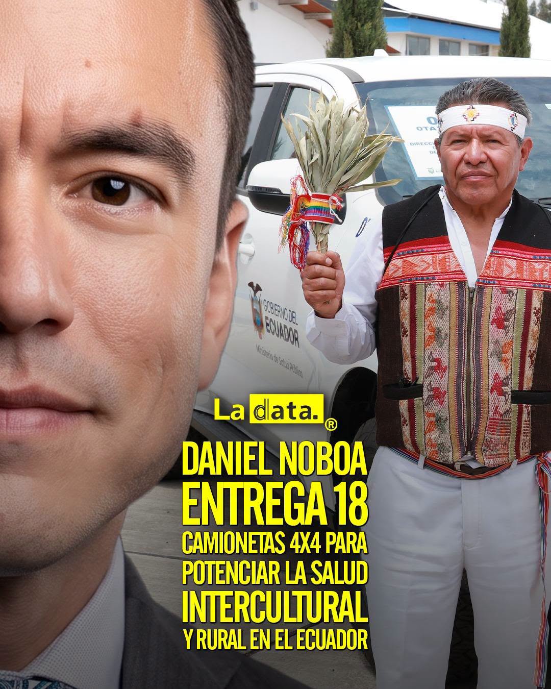 @ladataec👈 ‎ ‎#ladata #TendenciaPolítica #DanielNoboa #Latacunga