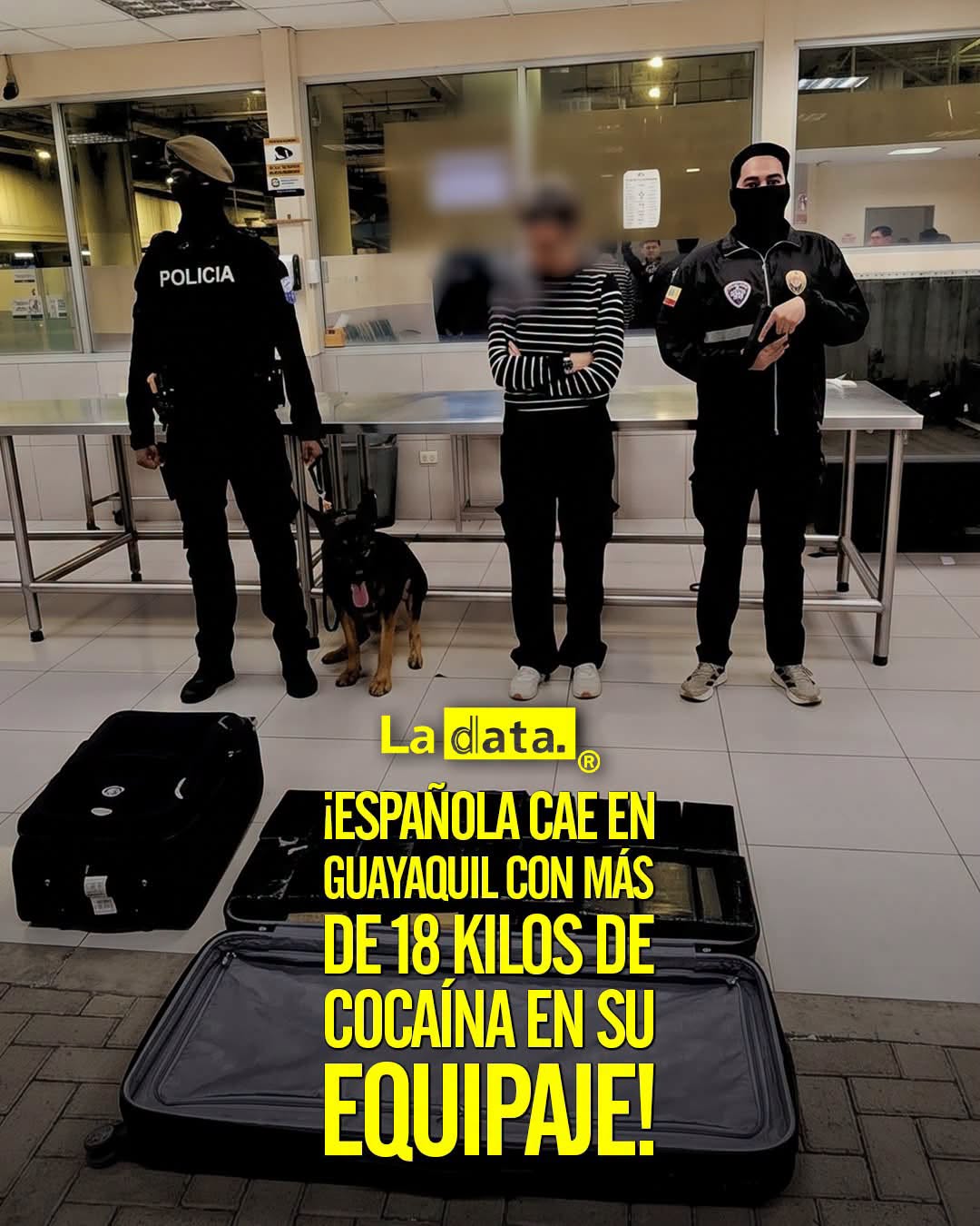@ladataec👈 #ladata #TendenciaPolítica #Guayaquil #Cocaína