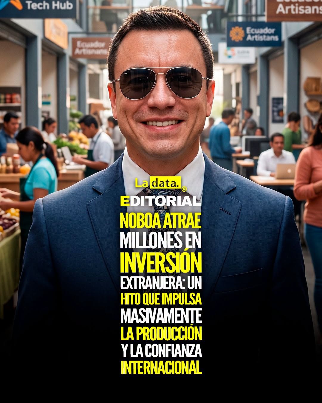 @ladataec 👈 ‎ ‎#ladata #TendenciaPolítica #DanielNoboa #Economía