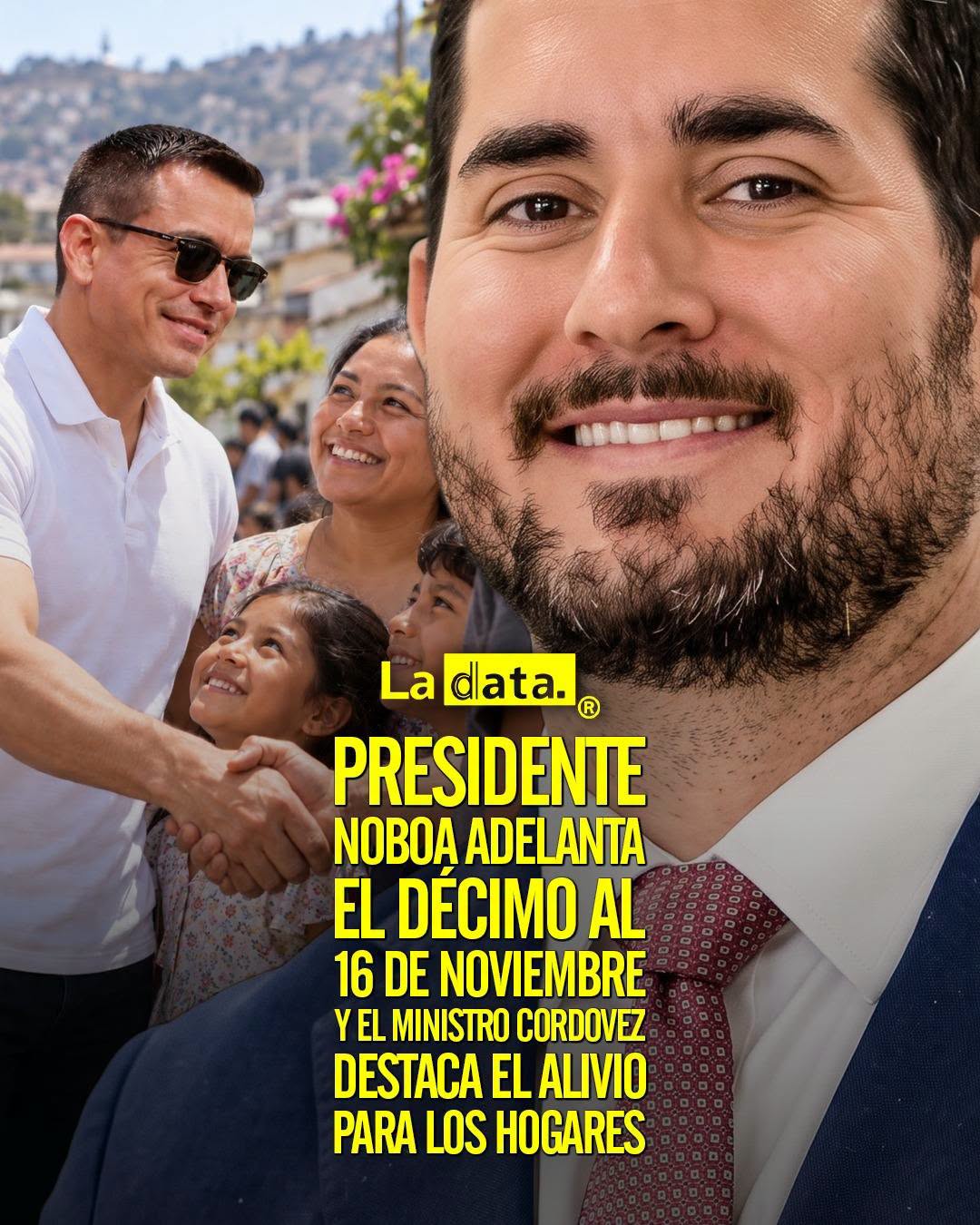 @ladataec👈 #ladata #TendenciaPolítica #DanielNoboa #BernardoCordovez