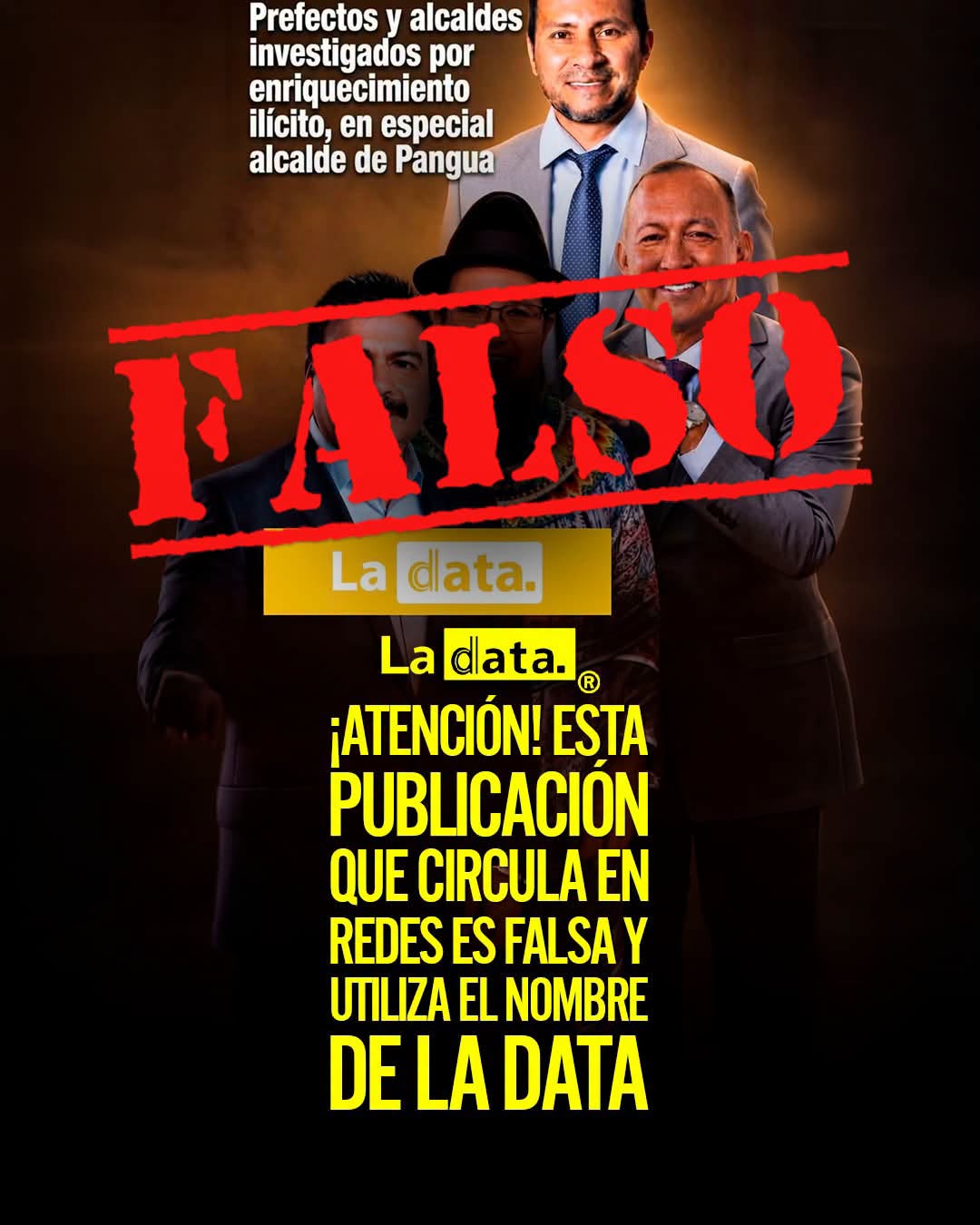@ladataec👈 #LaData #TendenciaPolítica #InformaciónFalsa #Pangua