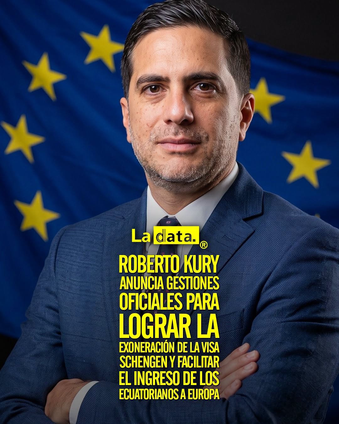 @ladataec👈 ‎ ‎#ladata #TendenciaPolítica #RobertoKury #VisaSchengen