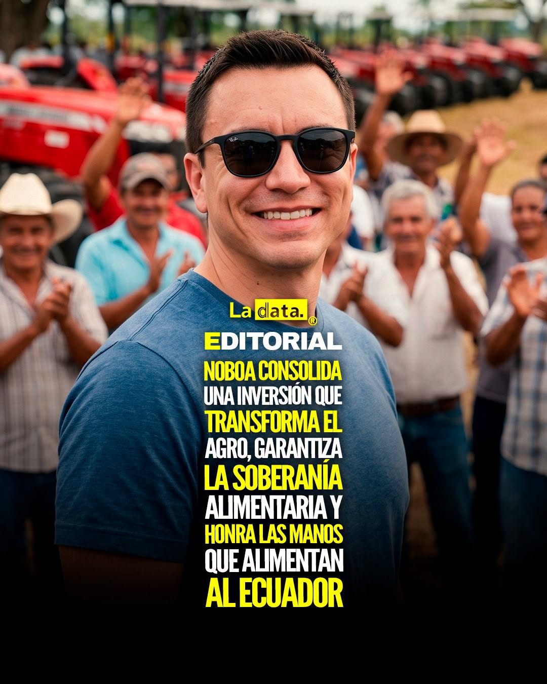 @ladataec 👈 ‎ ‎#ladata #TendenciaPolítica #DanielNoboa #Editorial